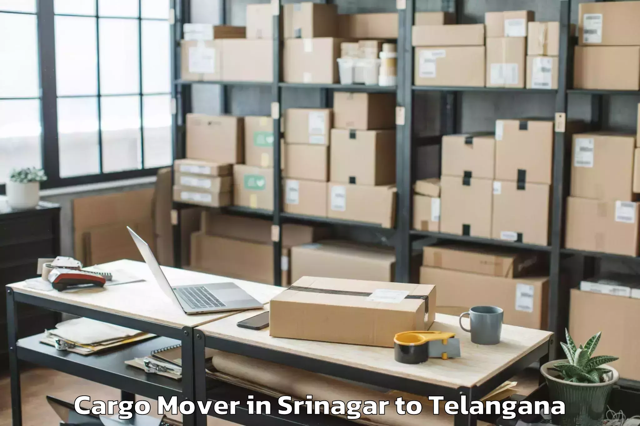 Book Srinagar to Kammarpalle Cargo Mover Online